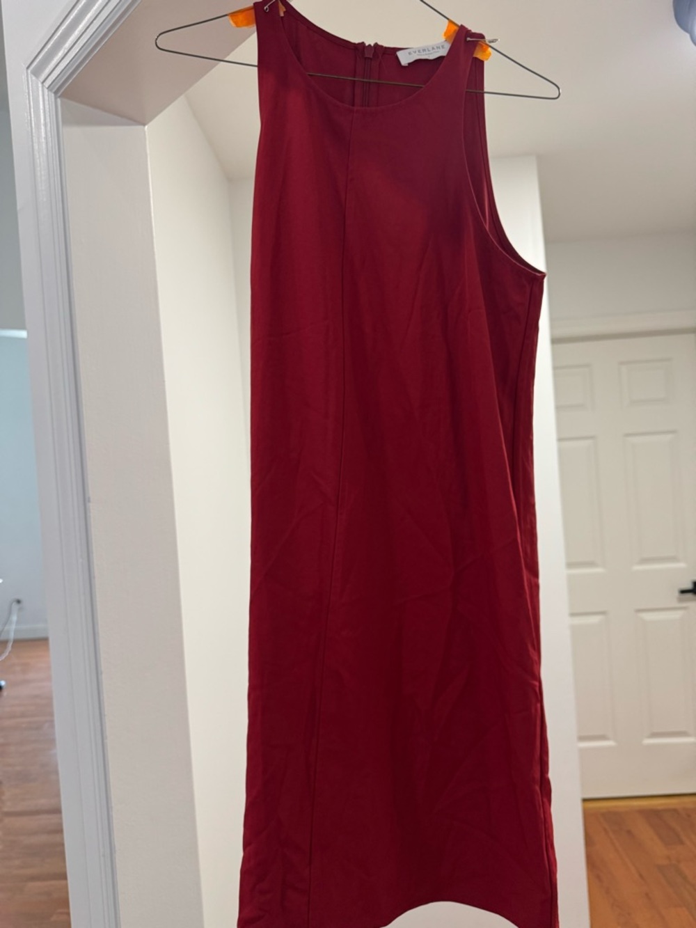Everlane Sleeveless Burgundy Midi Dress